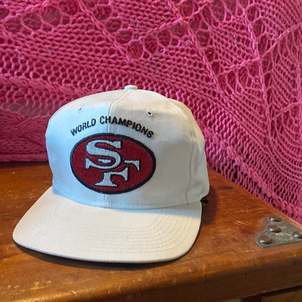 Vintage San Francisco 49ers world champions snap back hat